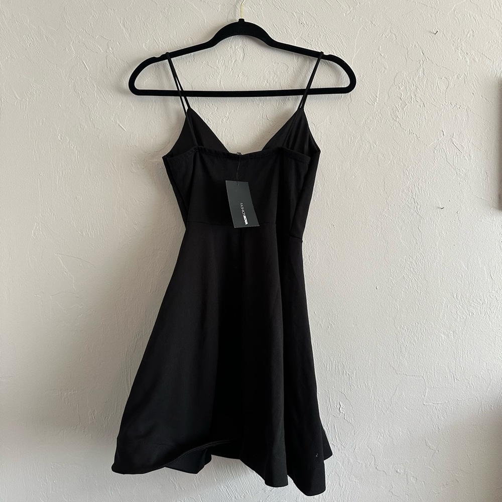 NWT Fashion Nova Black fit and flare dress